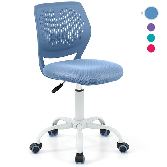 Ergonomic Children Study Chair with Adjustable Height-Blue