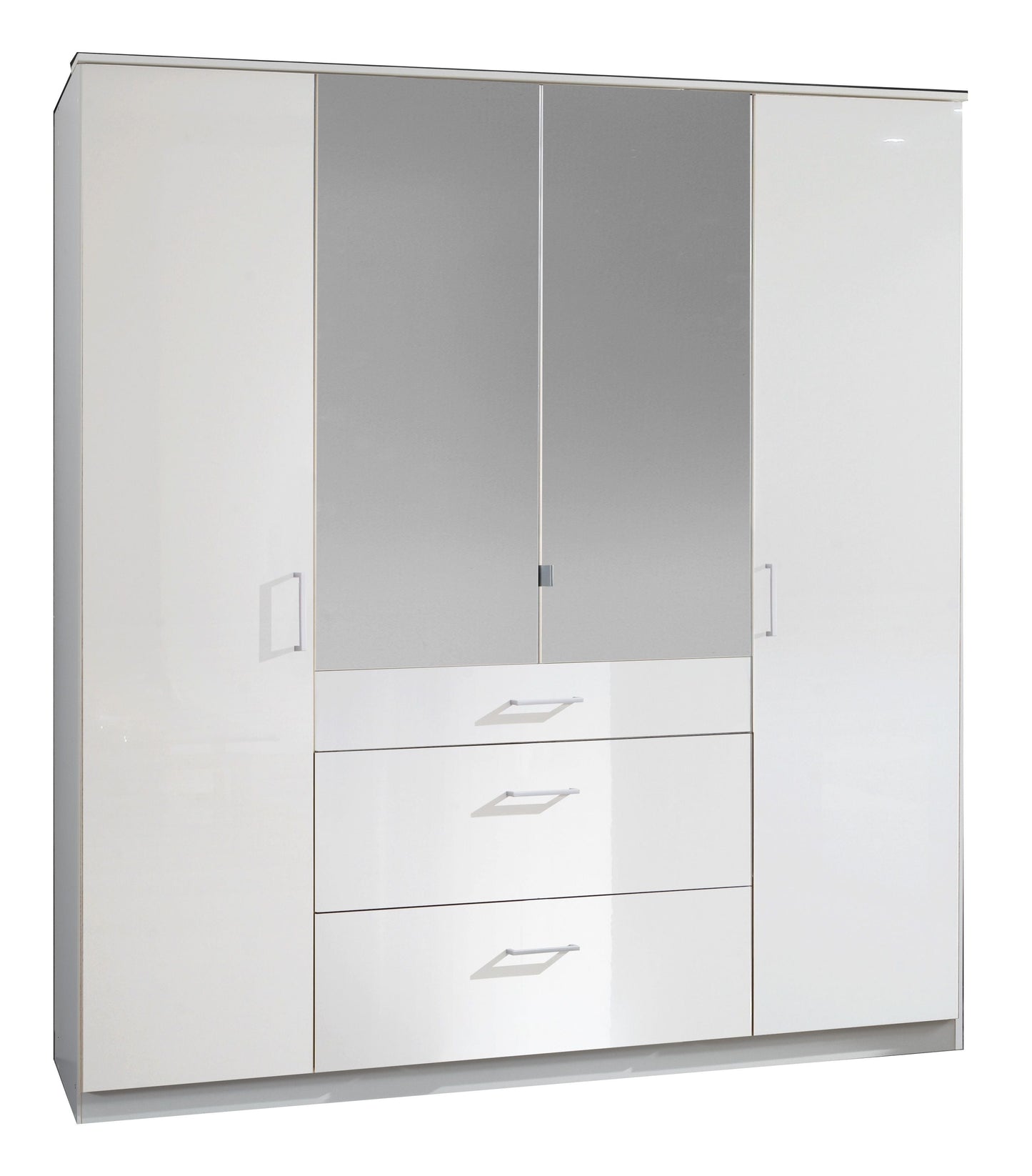 CALLISTO 4 Door Wardrobe White 180cm
