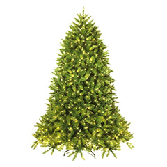 150 cm Pre-Lit Christmas Tree with LED Lights with 8 Lighting Modes-1.5M