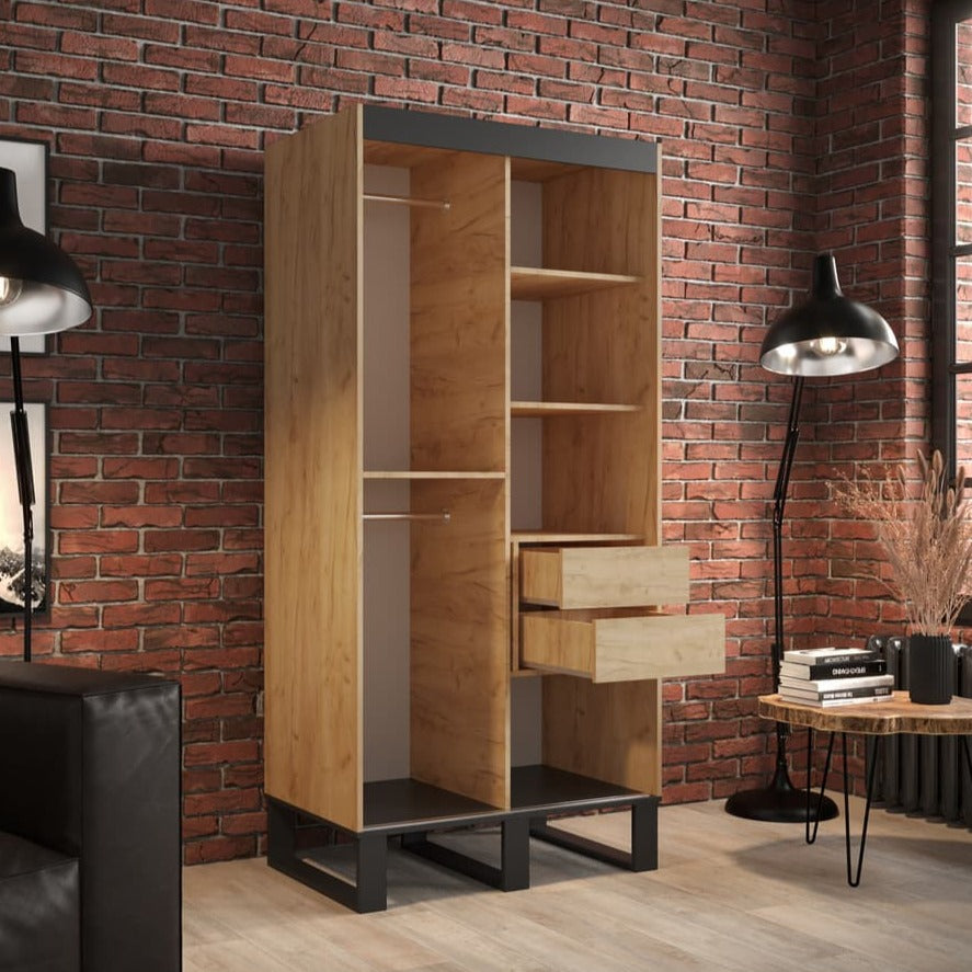 Loft Y Sliding Door Wardrobe 100cm