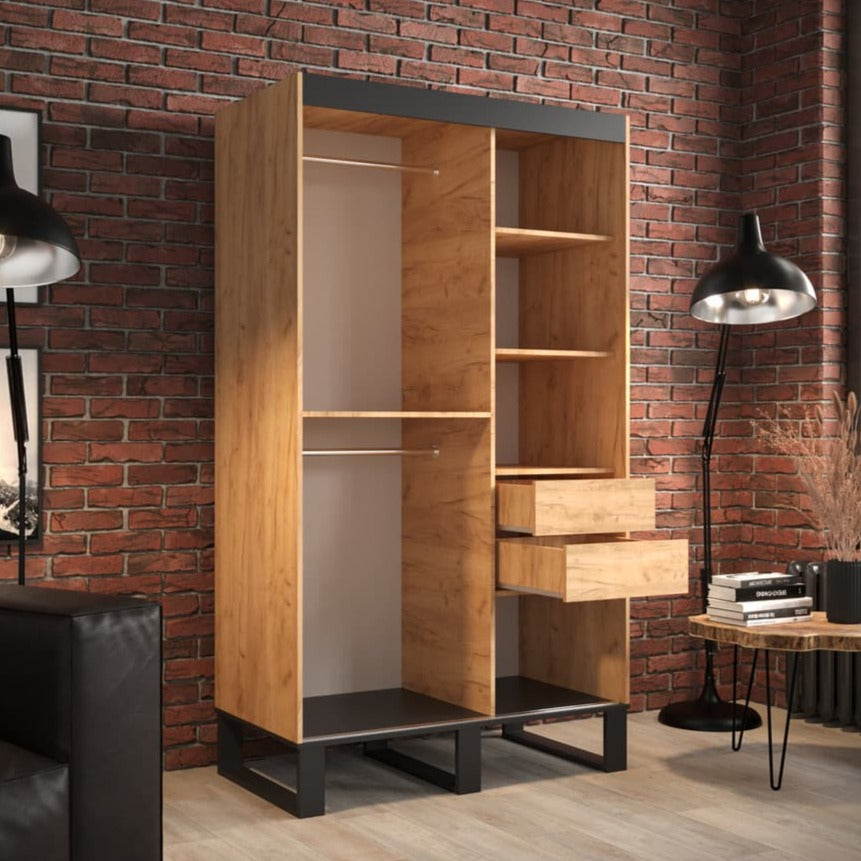 Loft Y1 Sliding Door Wardrobe 120cm