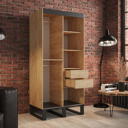 Loft T3 Sliding Door Wardrobe 100cm