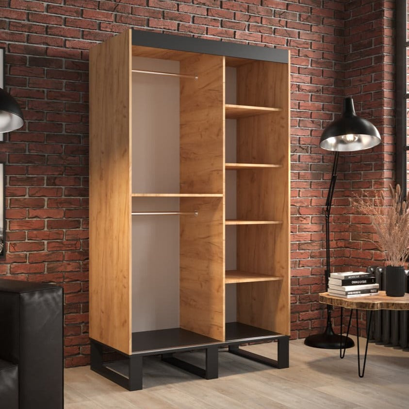 Loft T2 Sliding Door Wardrobe 120cm