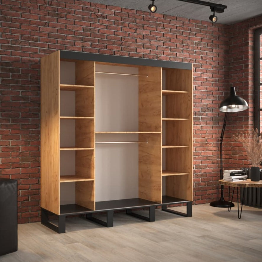 Loft Y Sliding Door Wardrobe 200cm