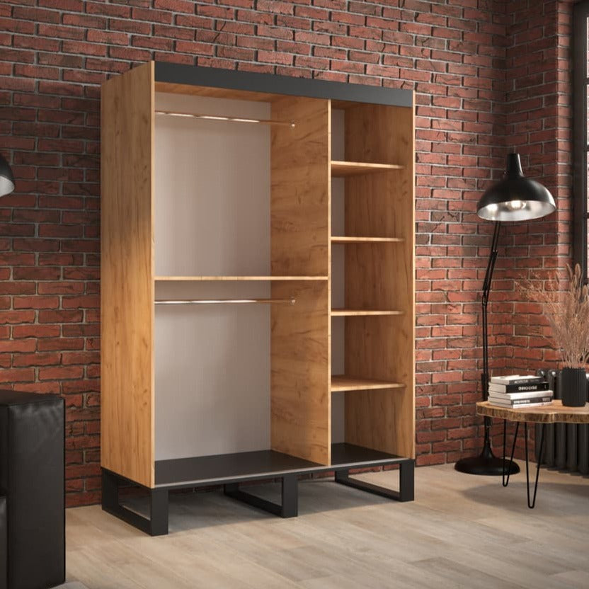 Loft V1 Sliding Door Wardrobe 150cm