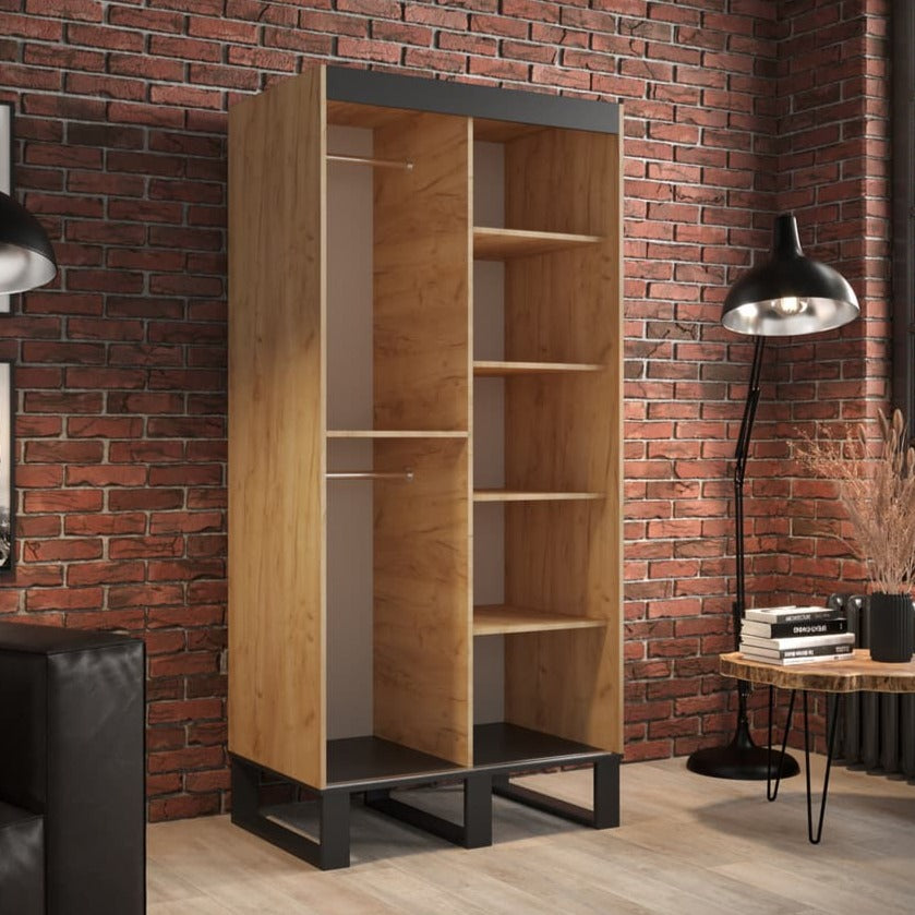 Loft T3 Sliding Door Wardrobe 100cm