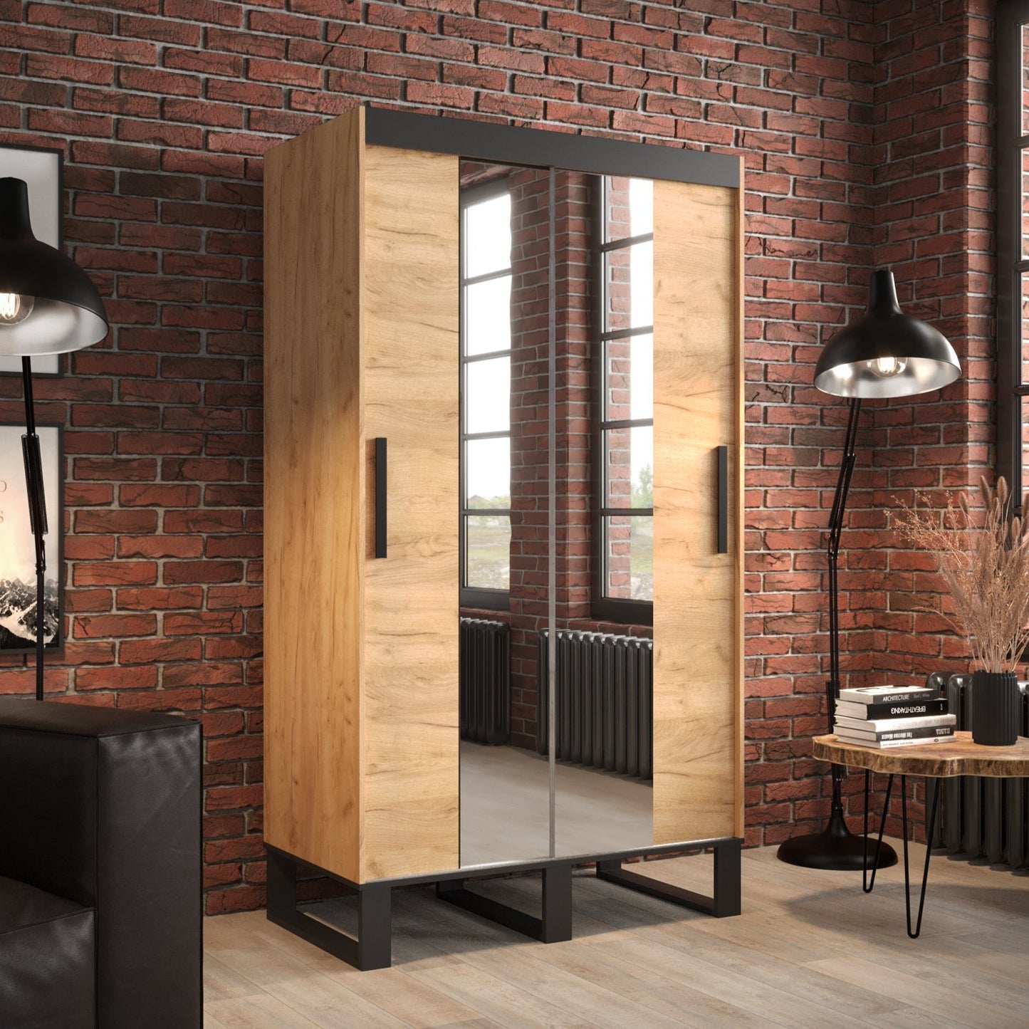 Loft T1 Sliding Door Wardrobe 120cm