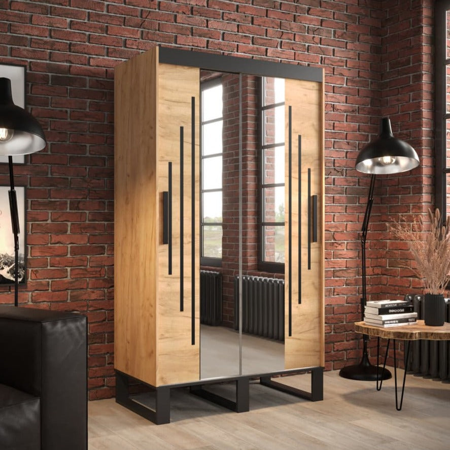 Loft Y1 Sliding Door Wardrobe 120cm