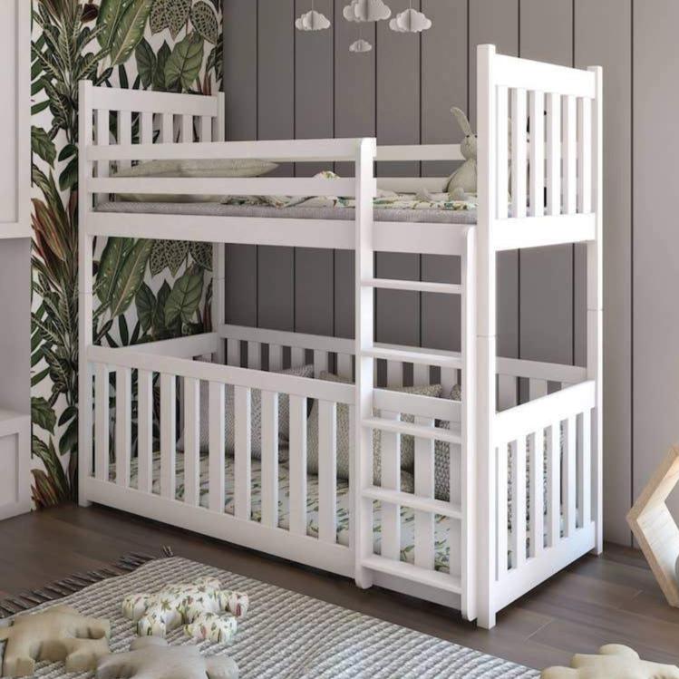 Wooden Bunk Bed Cris with Cot Bed