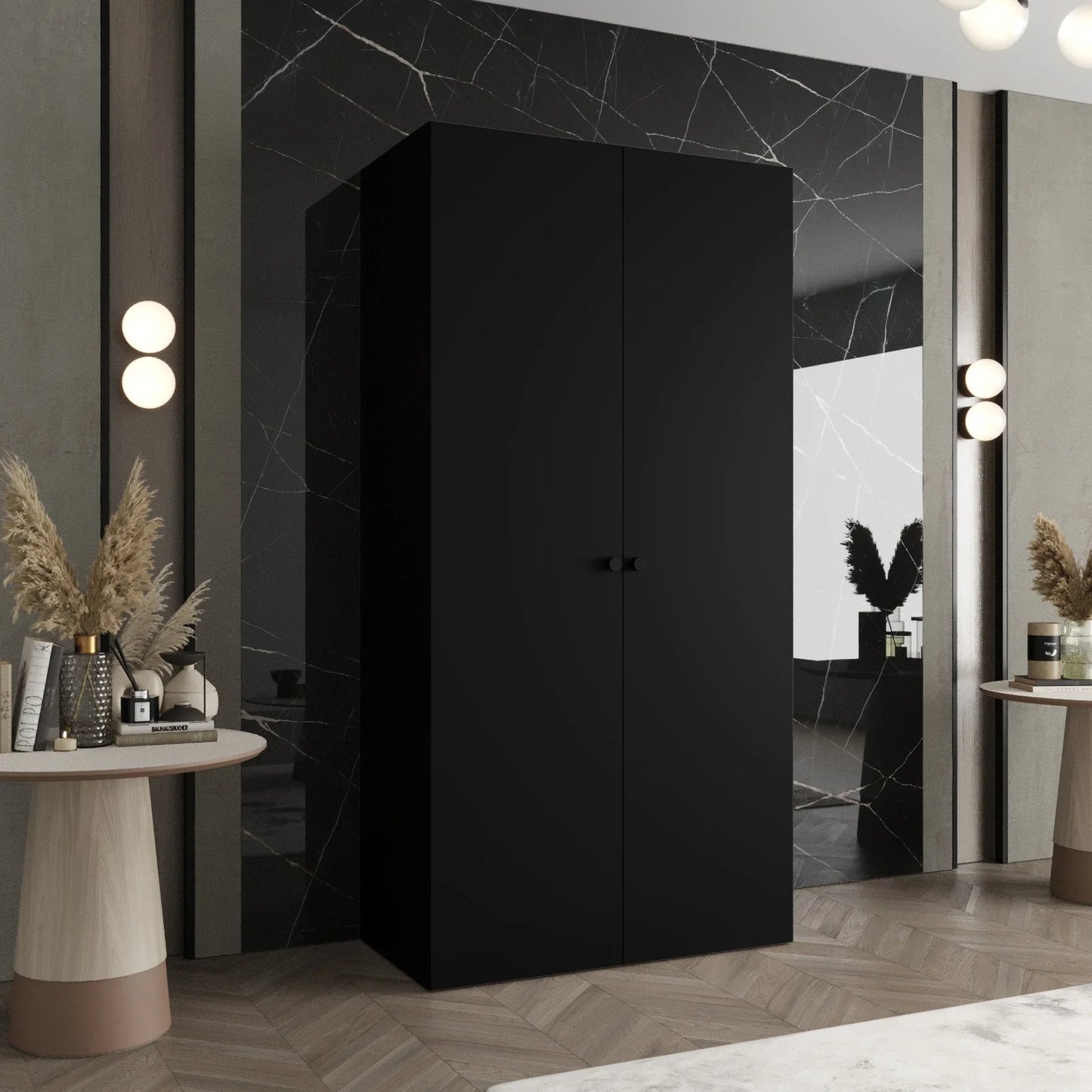 Parma I Hinged Door Wardrobe 100cm
