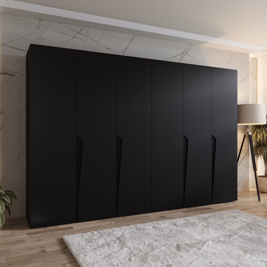 Piano I Hinged Door Wardrobe 300cm