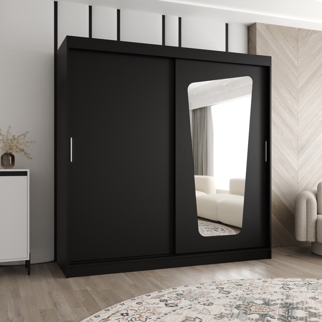 Moka Sliding Door Wardrobe 200cm