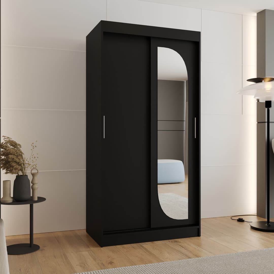 Lucy Sliding Door Wardrobe 100cm