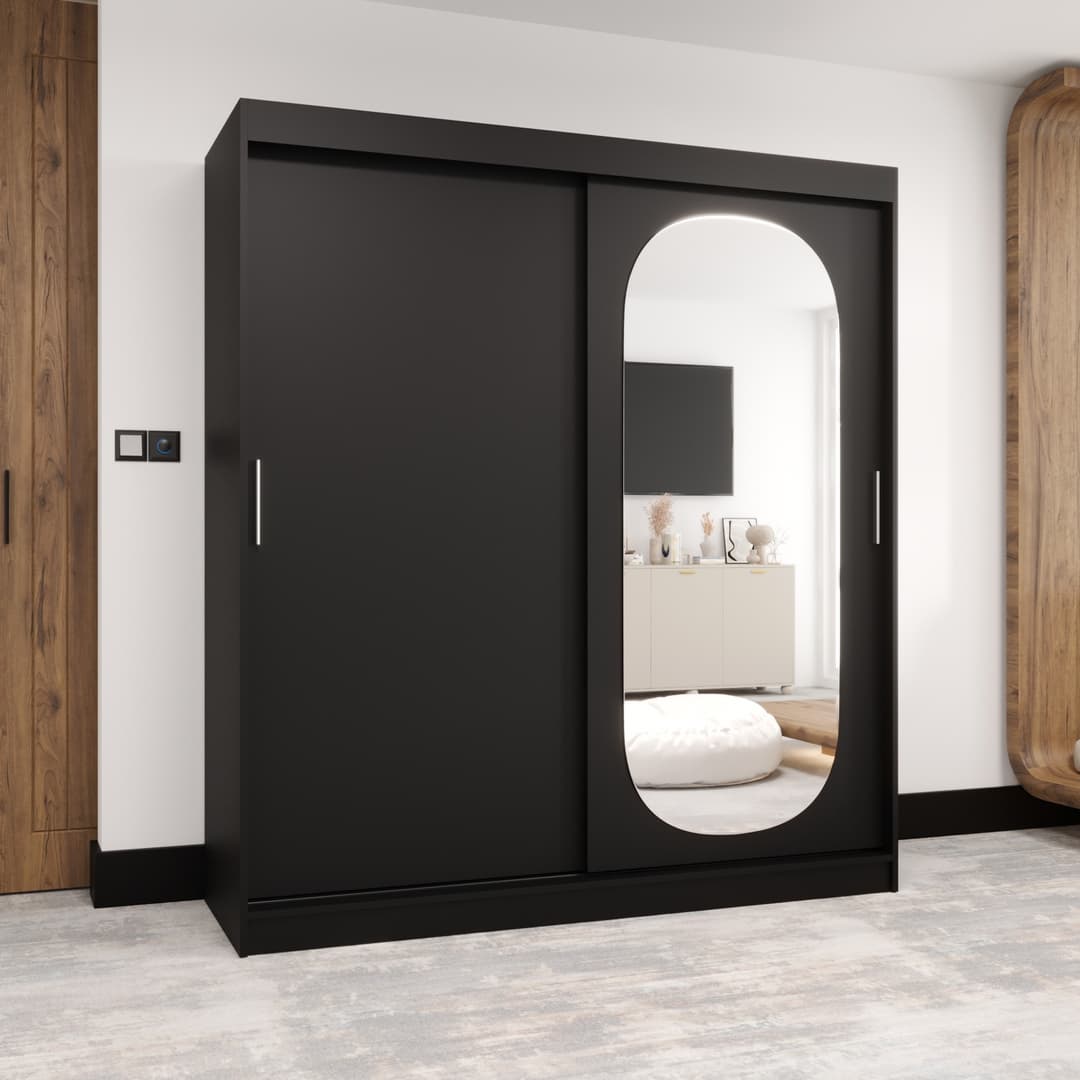 Royal Sliding Door Wardrobe 180cm