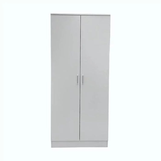 Wardrobe SLEEK 2 Door Wardrobe White 80cm