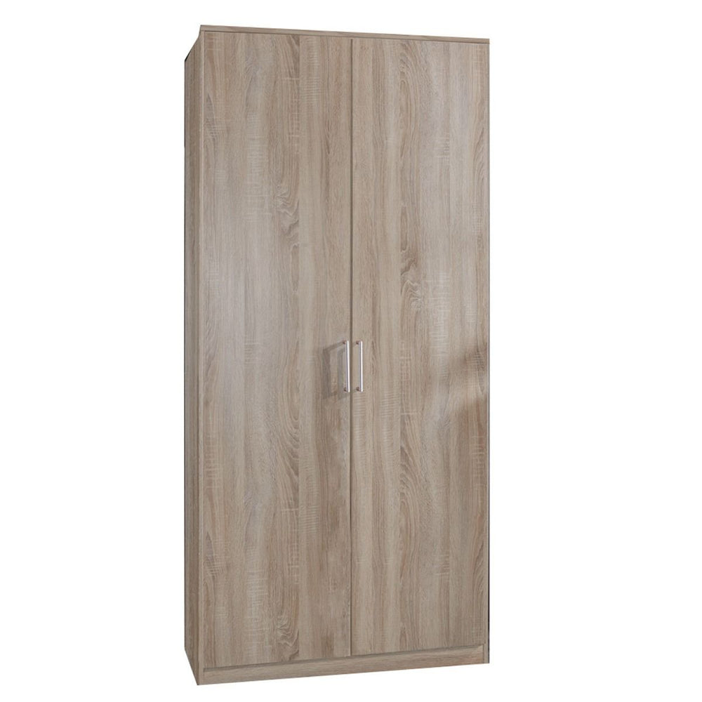 Wardrobe - OKHRA 2 Door Wardrobe Oak 90cm