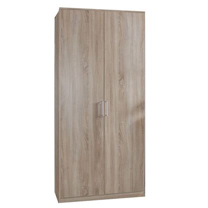 Wardrobe - OKHRA 2 Door Wardrobe Oak 90cm