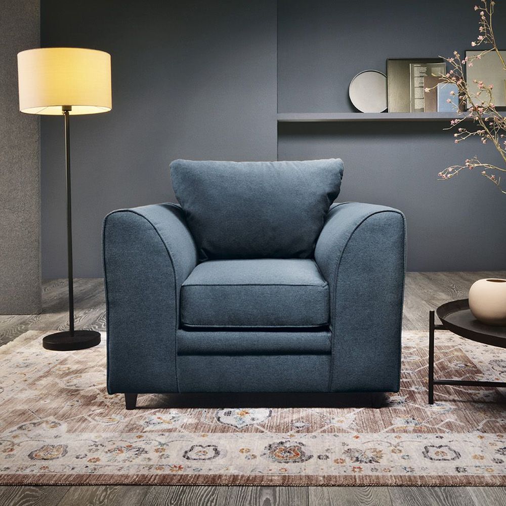 Dorota II Fabric Corner Sofa - Dark Grey