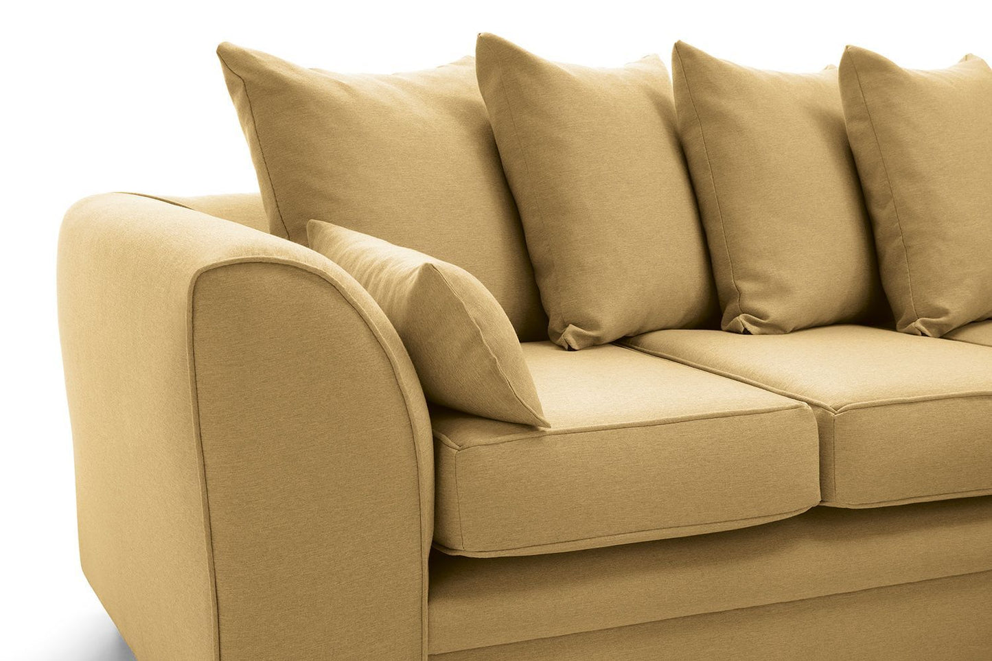 Dorota II Fabric Corner Sofa - Dark Grey