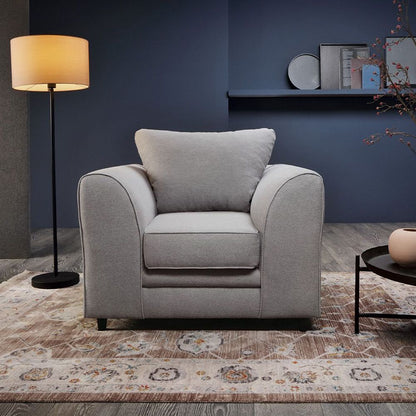 Dorota II Fabric Corner Sofa - Dark Grey