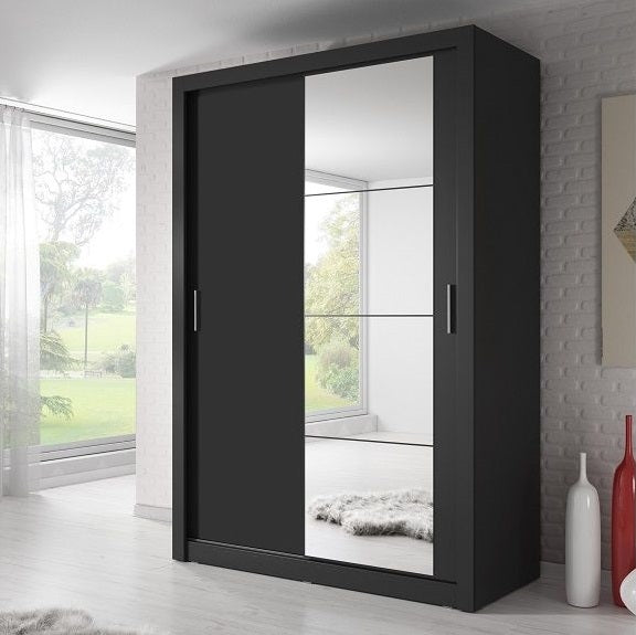 Tourville 2 Door Sliding Wardrobe 150cm - 3 Colours