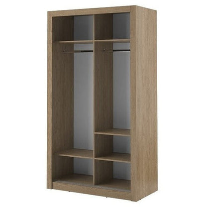 Tourville 2 Door Sliding Wardrobe 150cm - White, Black, Oak