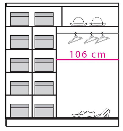 Dome DO3 Sliding Door Wardrobe