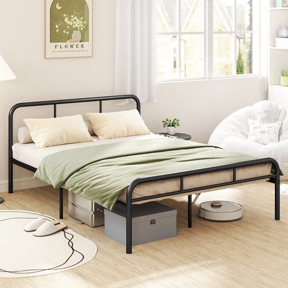 Bed Frame with Headboard and Footboard-Double Size