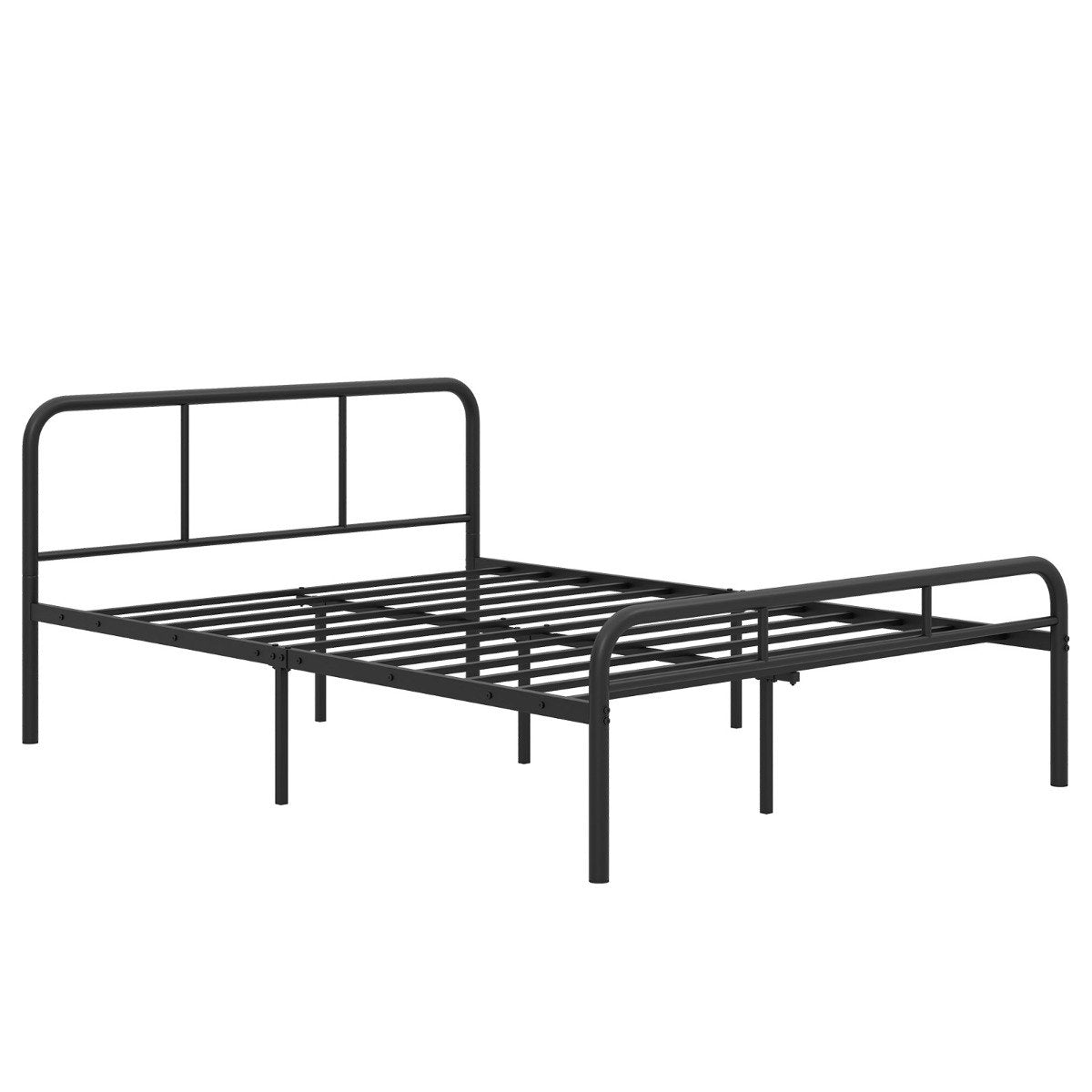 Bed Frame with Headboard and Footboard-Double Size