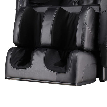 105cm H Real Relax Black Faux Leather Massage Chair with 6 Pre-Set Auto Modes Bluetooth Speaker