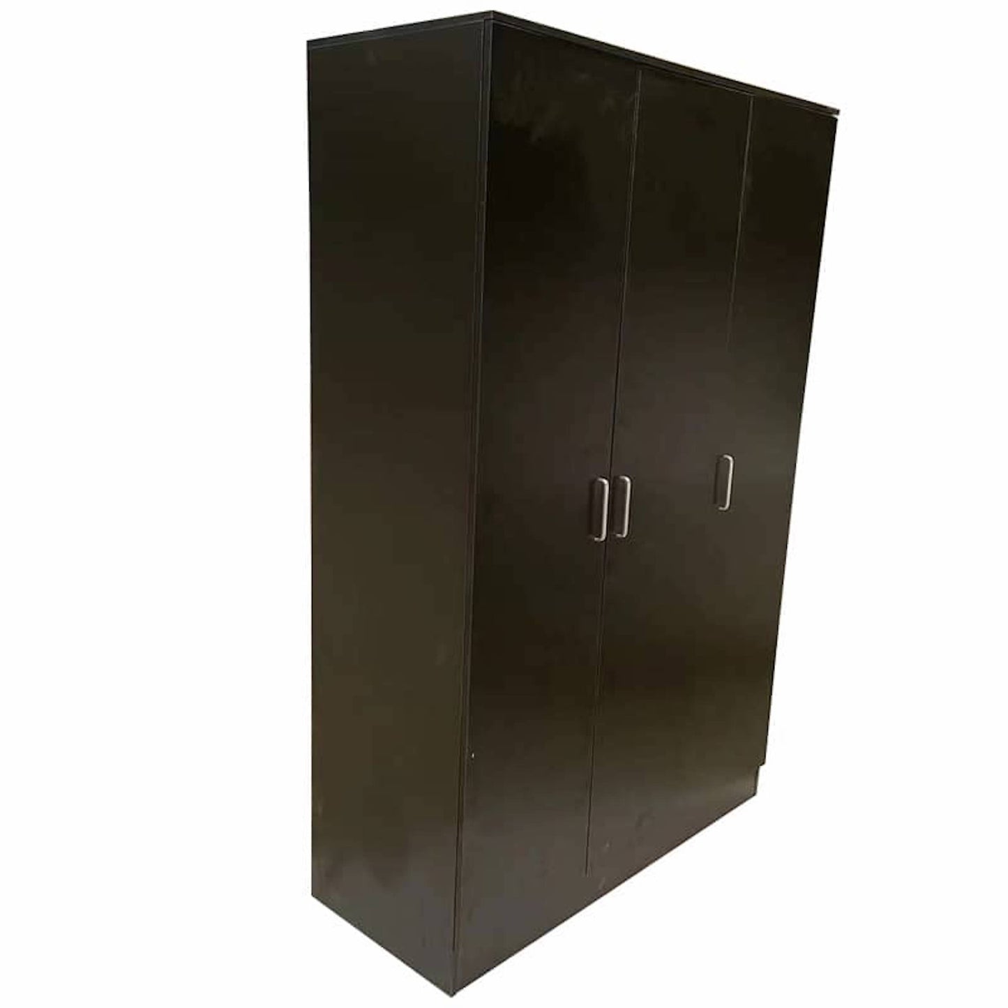 Wardrobe SLEEK 3 Door Wardrobe Black 120cm