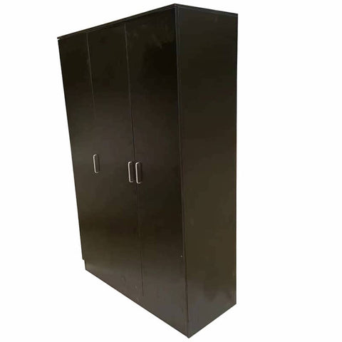 Wardrobe SLEEK 3 Door Wardrobe Black 120cm