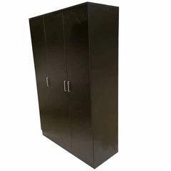 Wardrobe SLEEK 3 Door Wardrobe Black 120cm