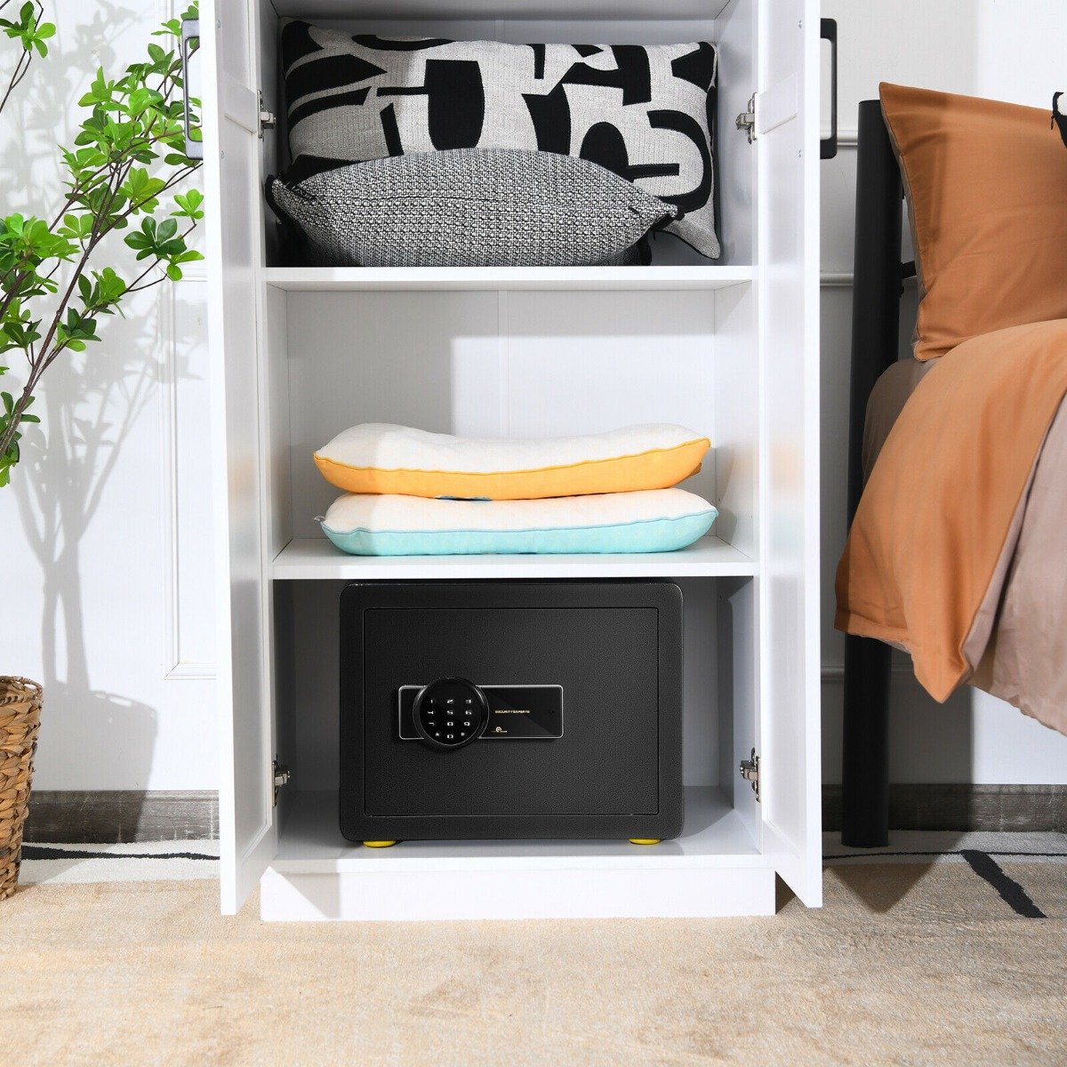 Digital Security Safe Box with Keys for Jewelry Money Cash