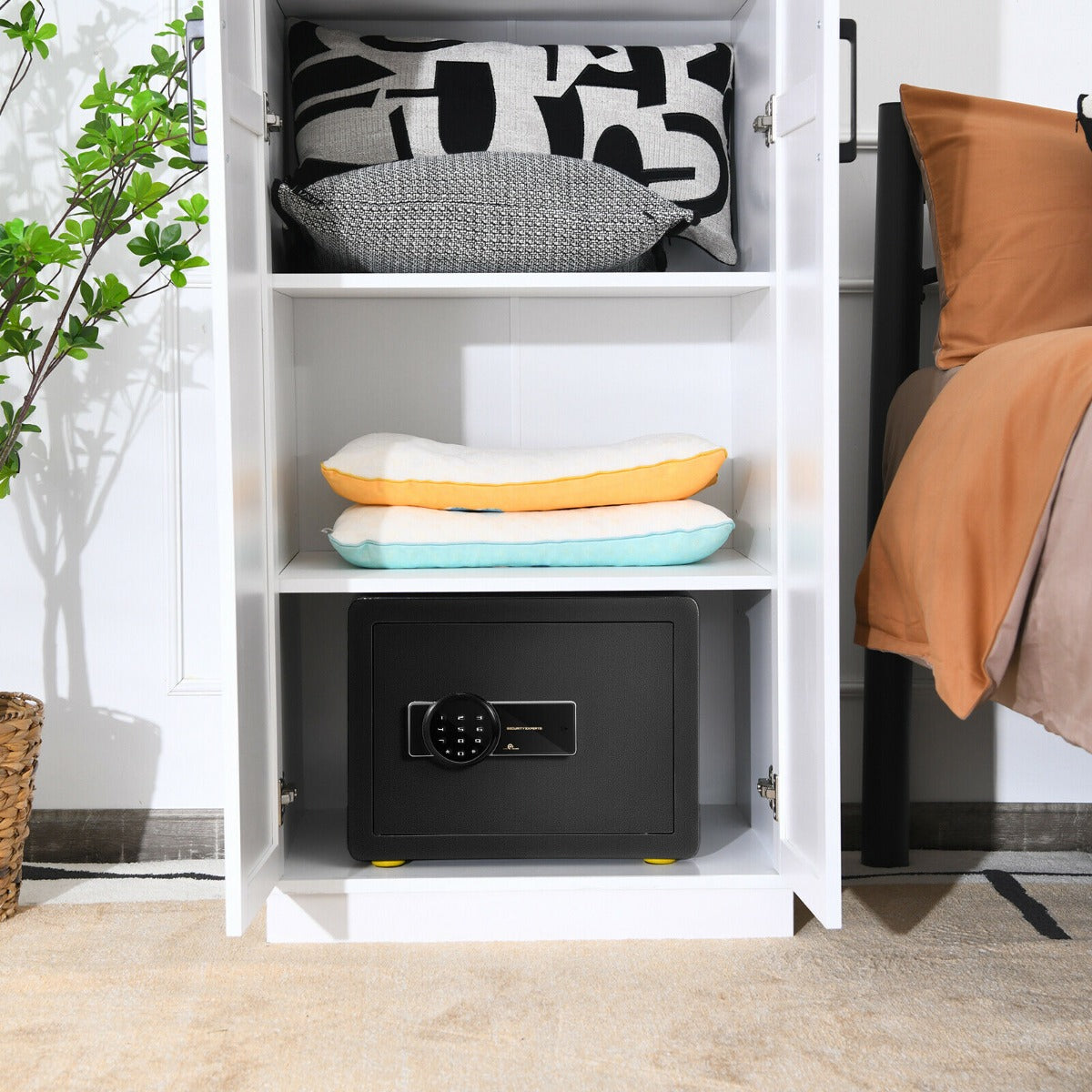 Digital Security Safe Box with Keys for Jewelry Money Cash