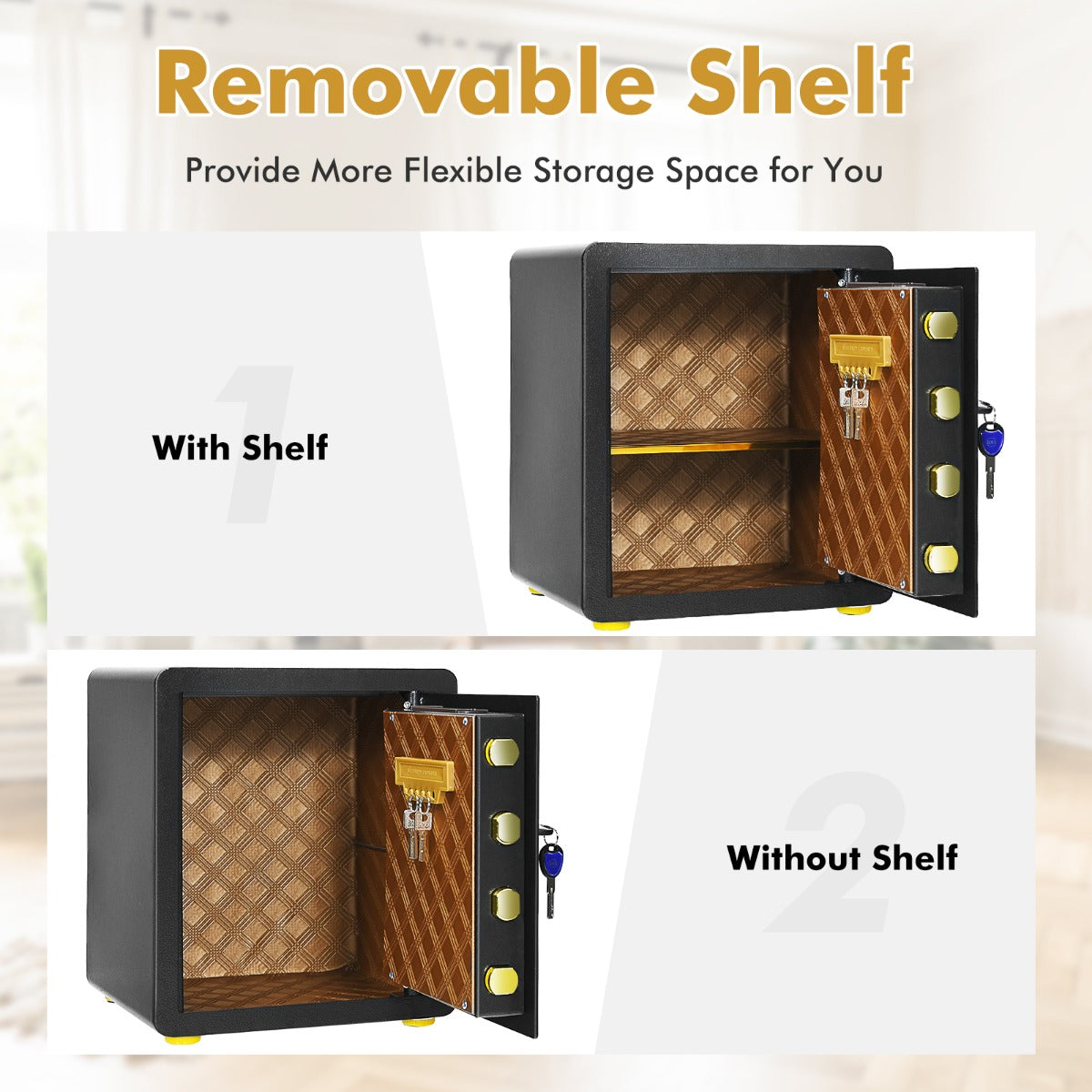 Electronic Digital Security Safe Box with Digital Keypad for Home