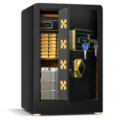 Electronic Safe Box with 3 Opening Ways for Cash Jewelry Deposit-38 x 36 x 58 cm