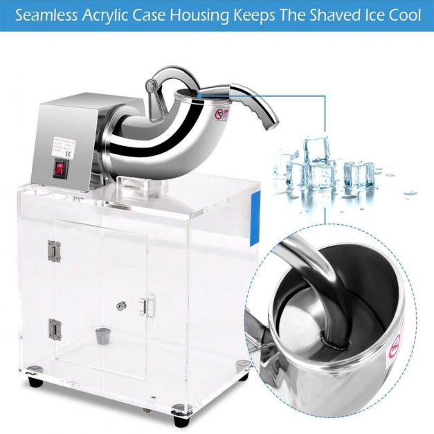 Electric Snow Cone Maker with Dual Blades