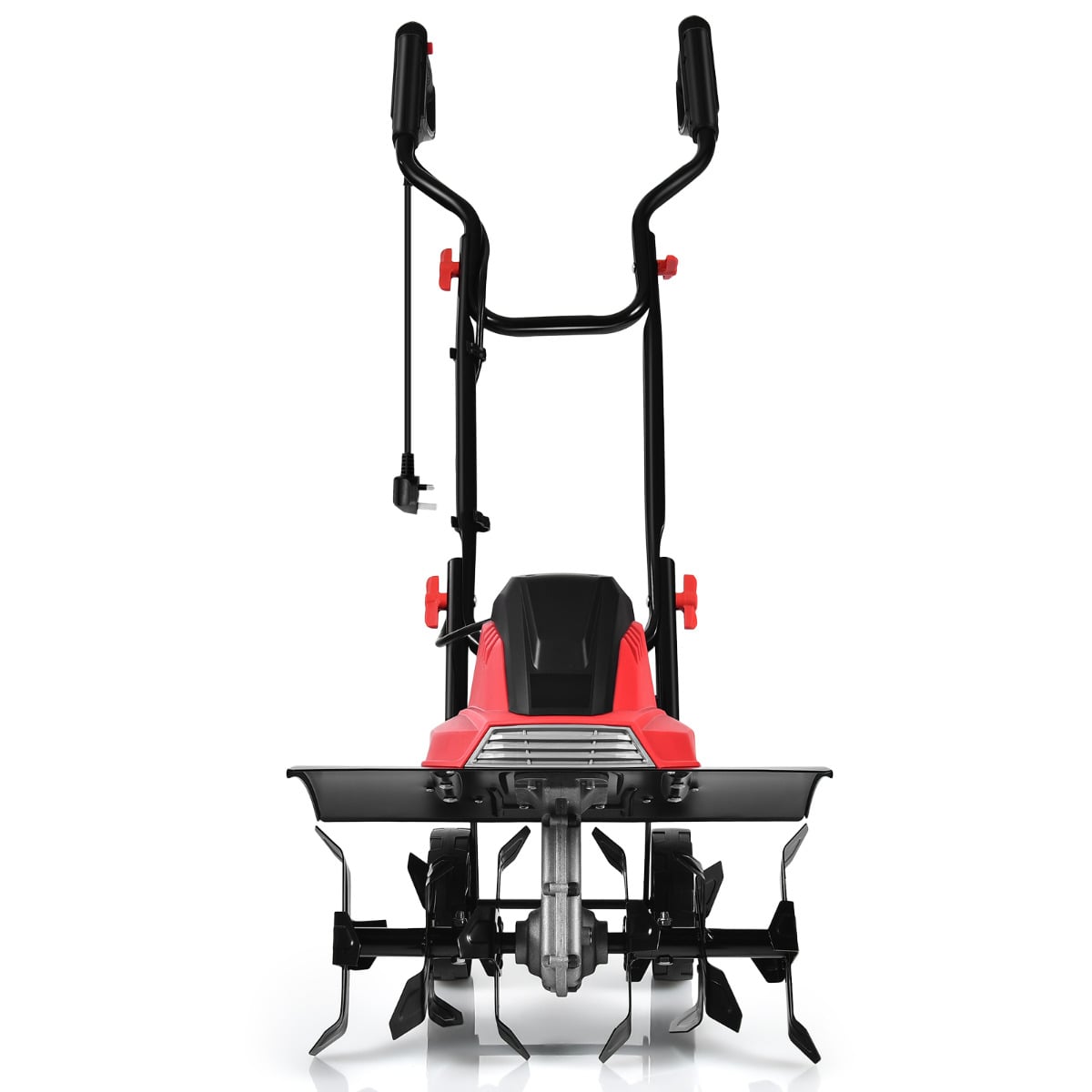 1500W Corded Electric Garden Tiller with 6 Blade Till