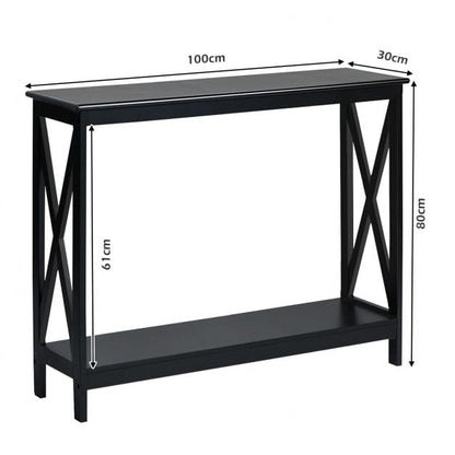 Entryway Set with Console Table Folding Suitcase Stand and Modern Coat Stand Hanger