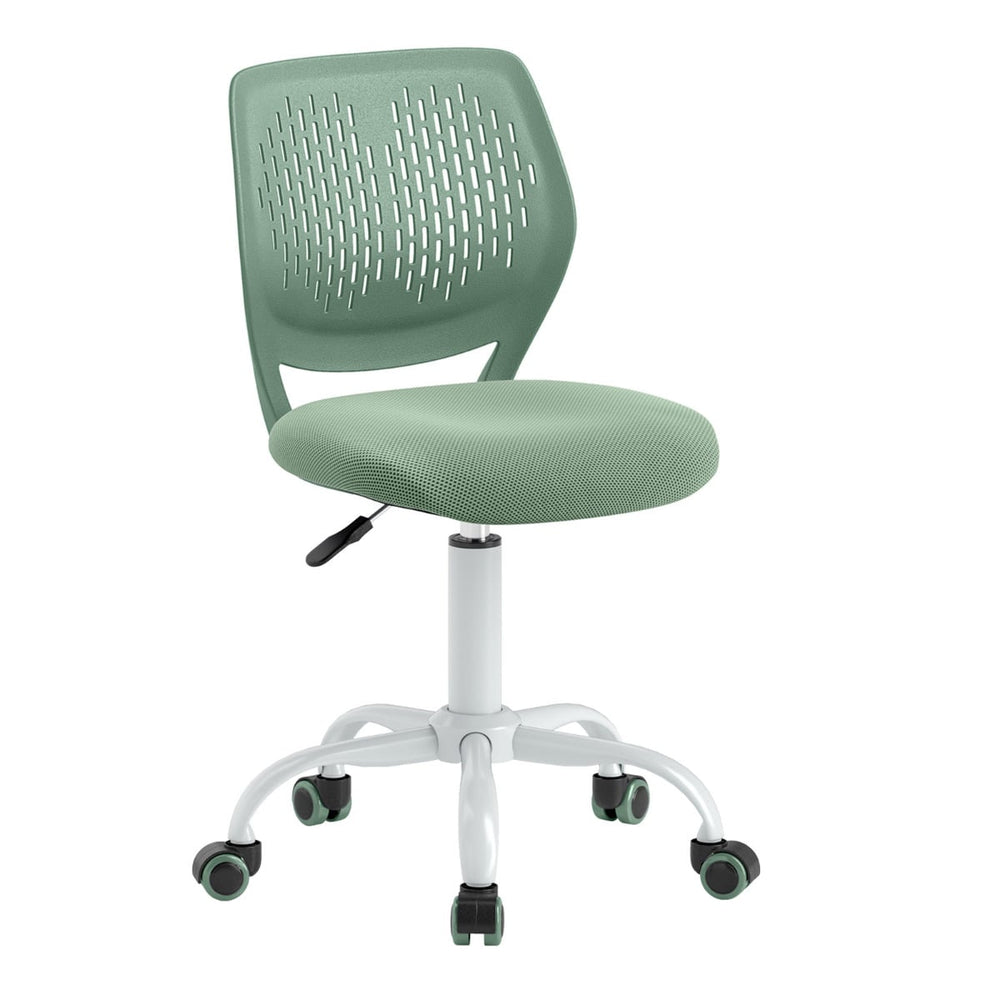 Ergonomic Children Study Chair with Adjustable Height-Light Green