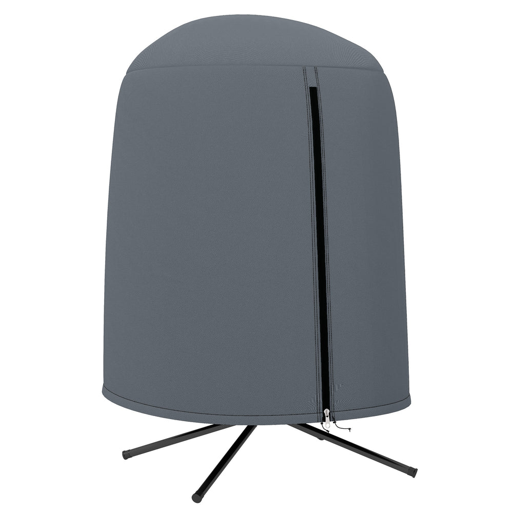 Outsunny 190 x Î¦128cm Hanging Egg Chair Furniture Cover - Grey