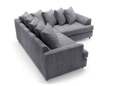 Fergasson Fabric Corner Sofa - Grey