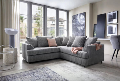 Fergasson Fabric Corner Sofa - Grey