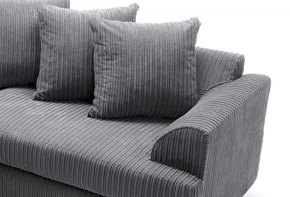 Fergasson Fabric Corner Sofa - Grey