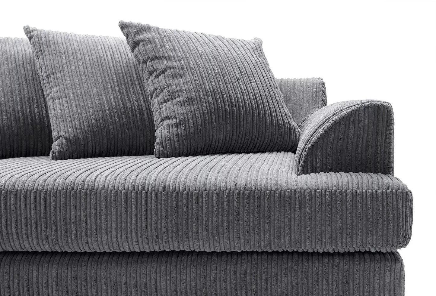 Fergasson Fabric Corner Sofa - Grey