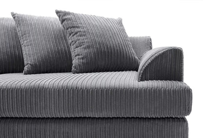 Fergasson Fabric Corner Sofa - Grey