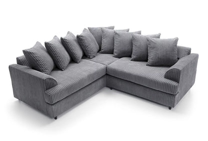 Fergasson Fabric Corner Sofa - Grey