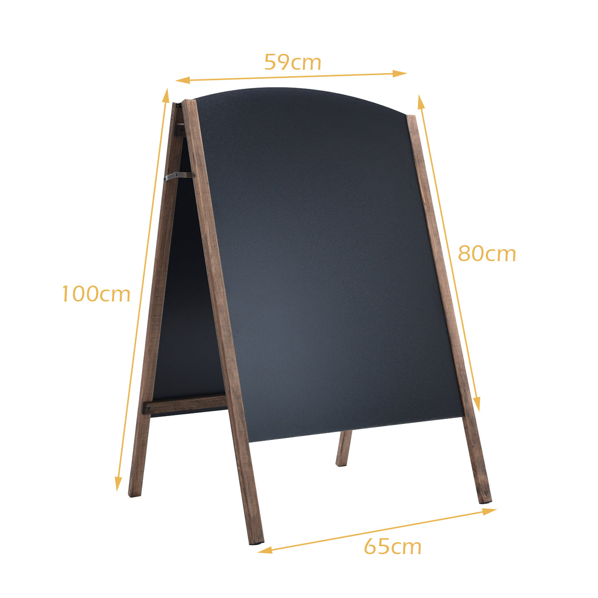 A-Frame Double-Sided Chalkboard  for Office Cafe Teaching-80 x 59 cm
