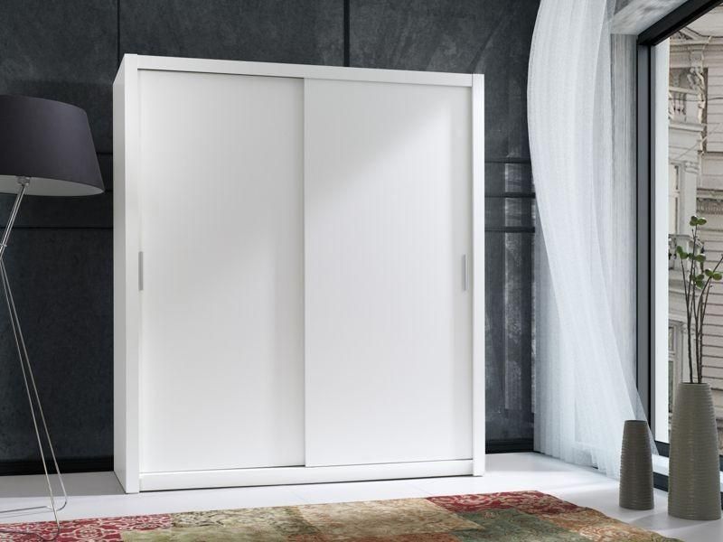 Pallas 2-Door Sliding Wardrobe 180cm - 2 Colours